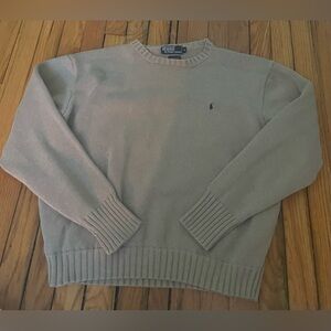Ralph Lauren Men's Crewneck Sweater in Gray